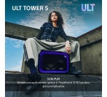 Enceinte Sono DJ Sony sans fil Bluetooth SRS-ULT500 Tower 5 festive Noir