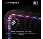 Enceinte Sono DJ Sony sans fil Bluetooth SRS-ULT500 Tower 5 festive Noir