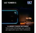 Enceinte Sono DJ Sony sans fil Bluetooth SRS-ULT500 Tower 5 festive Noir