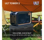 Enceinte Sono DJ Sony sans fil Bluetooth SRS-ULT500 Tower 5 festive Noir
