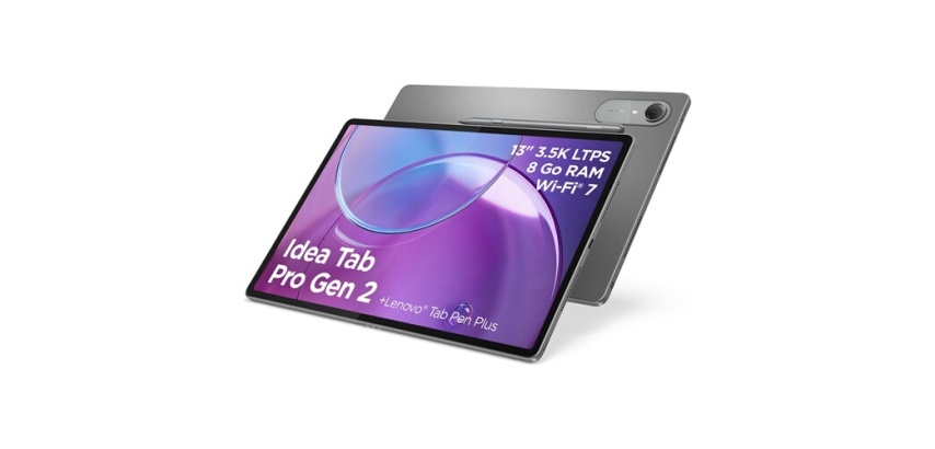 Tablette tactile Lenovo Idea Tab Pro Gen2 13" 128 Go Gris Lunaire + Tab Pen Plus
