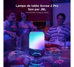 Lampe connectée Govee de table 2 Pro avec Son par JBL Noir