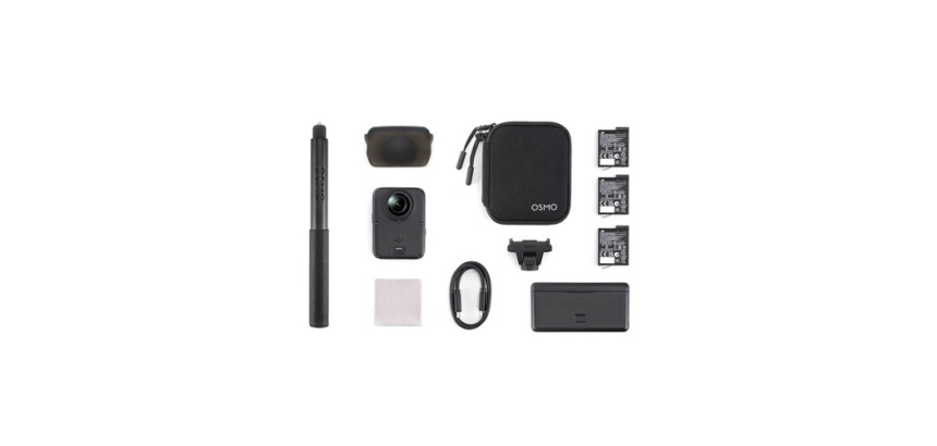 Caméra sport Dji Osmo 360 II Adventure Combo Noir