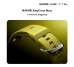 Montre connectée Huawei Watch GT 7 Pro 46 mm Bluetooth Titane noir avec bracelet en fluoroélastomère Noir