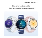 Montre connectée Huawei Watch GT 7 41 mm Bluetooth acier inoxydable avec bracelet en fluoroélastomère Rose