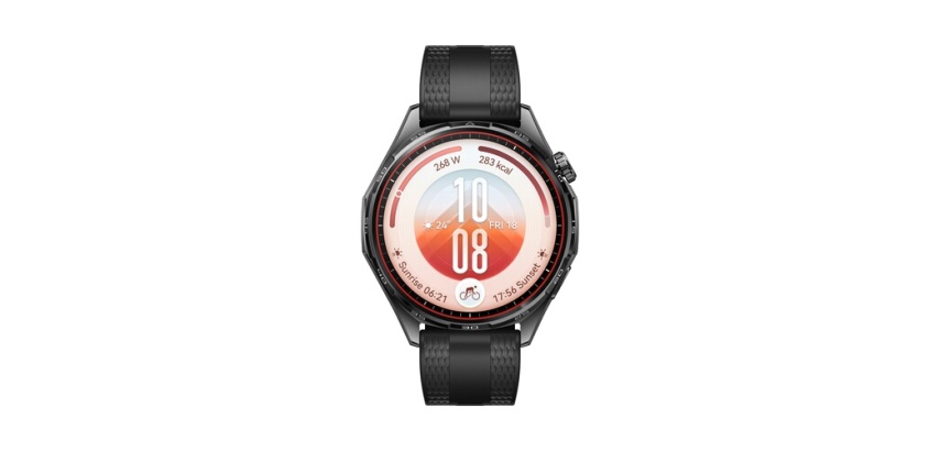 Montre connectée Huawei Watch GT 7 46 mm Bluetooth acier inoxydable Noir avec bracelet en fluoroélastomère Noir