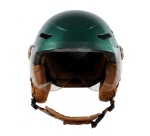 Casque vélo Tnb avec visière et oreillettes Urban Moov Vista Taille M Vert