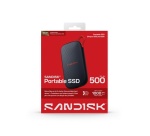 SSD externe Sandisk Disque portable 500 Go Noir et Rouge