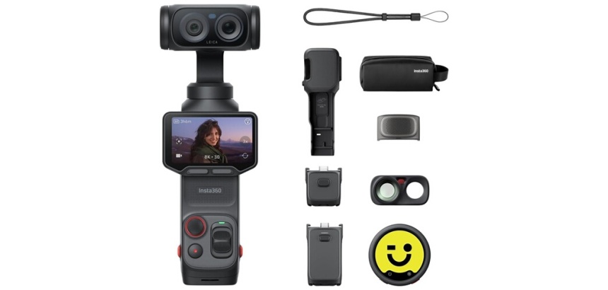 Caméra sport Insta360 Luna Ultra Creator Cosmic Noir