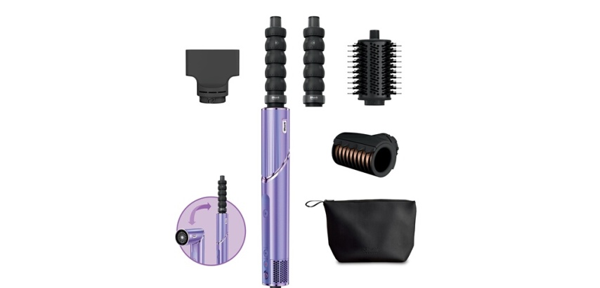 Brosse coiffante Shark Multistyler Flexstyle Orchidée 4-en-1 Violet