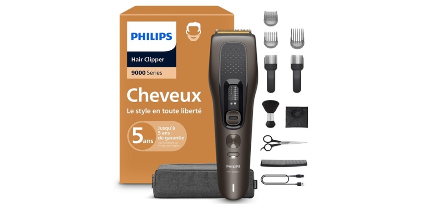 Tondeuse homme Philips Cheveux Series 9000 HC9722/15 Noir