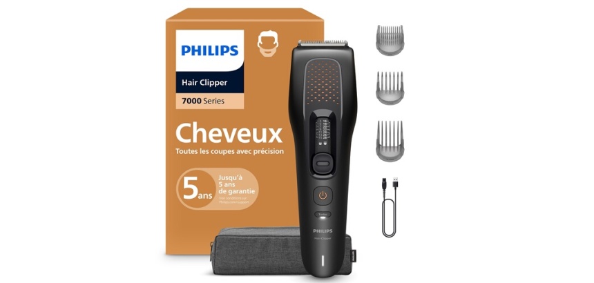 Tondeuse homme Philips Cheveux Series 7000 HC7722/15 Noir