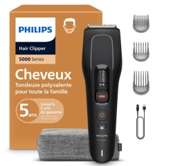 Tondeuse homme Philips Cheveux Series 5000 HC5733/15 Noir