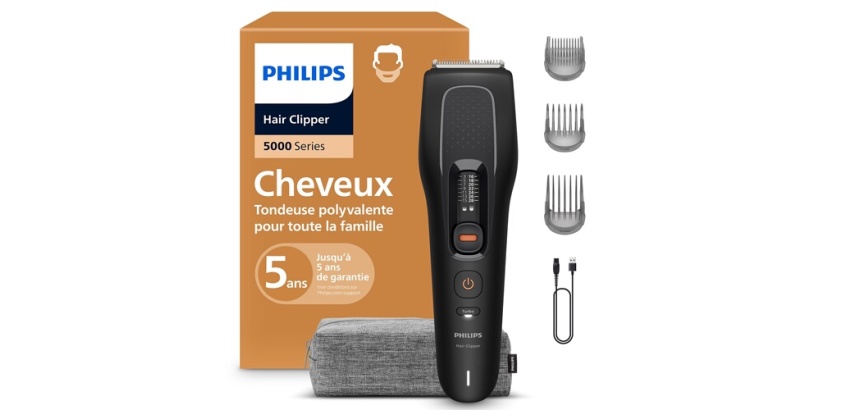 Tondeuse homme Philips Cheveux Series 5000 HC5733/15 Noir