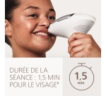 Epilation semi-définitive Philips Epilateur à lumière pulsée Lumea Series 9000 BRI936/00 Blanc argenté