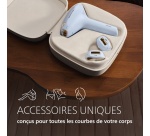 Epilation semi-définitive Philips Epilateur à lumière pulsée Lumea 9900 Pro BRC333/00 Blanc