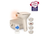 Epilation semi-définitive Philips Epilateur à lumière pulsée Lumea 9900 Pro BRC342/00 Or