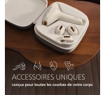 Epilation semi-définitive Philips Epilateur à lumière pulsée Lumea 9900 Pro BRC342/00 Or