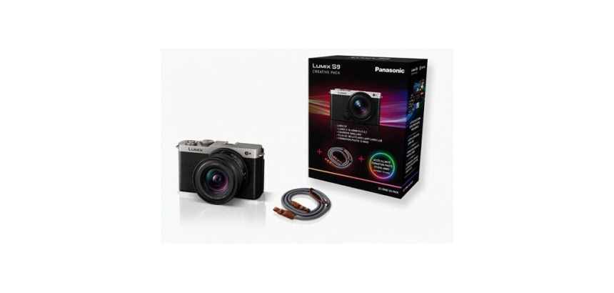 Appareil photo hybride Panasonic Pack Lumix S9 Noir et Argent + Objectif 18-40 mm F4.5-6.3 Noir + Courroie Smallrig + Formation Photo 12 mois + 180 LUTs avec App Lumix Lab