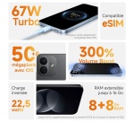Smartphone Xiaomi Redmi Note 17 Pro 6,83" 5G Double nano SIM 256 Go Noir