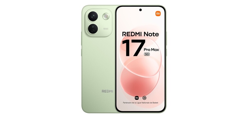 Smartphone Xiaomi Redmi Note 17 Pro Max 6,83" 5G Double nano SIM 256 Go Vert