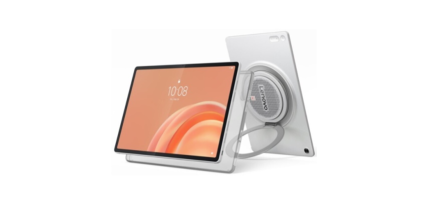 Tablette tactile Lenovo Tab Plus Gen 2 12,1'' 128 Go Blanc Céleste + Coque Transparent