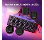 Clavier Hyper X gaming filaire HyperX Eve 1800 Noir