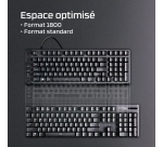 Clavier Hyper X gaming filaire HyperX Eve 1800 Noir