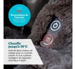 Couverture chauffante Homedics sans fil Cosy Gris