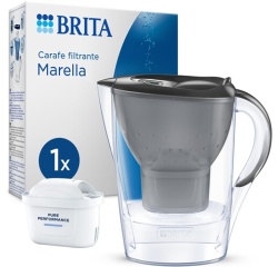 Bouteille et carafe filtrante Brita Carafe filtrante Marella graphite (2,4L) inclus 1 cartouche filtrante MAXTRA PRO All-in-1