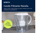 Bouteille et carafe filtrante Brita Carafe filtrante Marella graphite (2,4L) inclus 1 cartouche filtrante MAXTRA PRO All-in-1