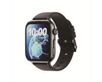 Montre connectée Savefamily enfant SaveWatch Plus 2 GPS 49 mm Boitier noir avec bracelet silicone noir