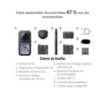 Caméra sport Insta360 X6 Essentials Bundle Midnight Noir