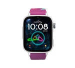 Montre connectée Savefamily enfant SaveWatch Plus 2 GPS 49 mm Boitier blanc avec bracelet silicone violet Maui