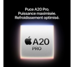 iPhone Apple iPhone 18 Pro 6,3" 5G Double SIM 512 Go Glacier