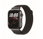Montre connectée Savefamily enfant SaveWatch Plus 2 GPS 49 mm Boitier noir avec bracelet tissu noir