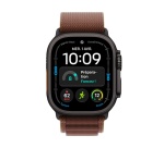 Apple watch Apple Watch Ultra 4 GPS + Cellular 49 mm Boîtier en titane Noir avec Boucle Alpine Bordeaux - M