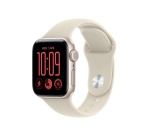 Apple watch Apple Watch SE 3 GPS 44 mm Boîtier en aluminium Lumière stellaire avec Bracelet Sport Sable - S/M