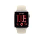 Apple watch Apple Watch SE 3 GPS 44 mm Boîtier en aluminium Lumière stellaire avec Bracelet Sport Sable - S/M