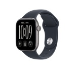 Apple watch Apple Watch Series 12 GPS 42 mm Boîtier en aluminium Gris sidéral avec Bracelet Sport Bleu marine - S/M