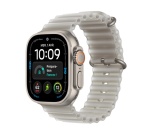 Apple watch Apple Watch Ultra 4 GPS + Cellular 49 mm Boîtier en titane Naturel avec Bracelet Océan Gris translucide