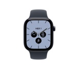 Apple watch Apple Watch Series 12 GPS + Cellular 46 mm Boîtier en céramique Bleu nuit avec Bracelet Sport Bleu marine - S/M