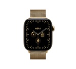 Apple watch Apple Watch Series 12 GPS + Cellular 42 mm Boîtier en titane Or radieux avec Boucle milanaise Or radieux