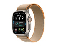 Apple watch Apple Watch Ultra 4 GPS + Cellular 49 mm Boîtier en titane Naturel avec Boucle Trail Sable - S/M