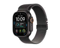 Apple watch Apple Watch Ultra 4 GPS + Cellular 49 mm Boîtier en titane Noir avec Boucle milanaise en titane Noir - L
