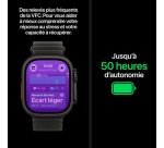Apple watch Apple Watch Ultra 4 GPS + Cellular 49 mm Boîtier en titane Noir avec Boucle milanaise en titane Noir - L
