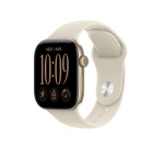 Apple watch Apple Watch Series 12 GPS + Cellular 42 mm Boîtier en aluminium Or clair avec Bracelet Sport Sable - S/M