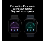 Apple watch Apple Watch Series 12 GPS + Cellular 42 mm Boîtier en aluminium Or clair avec Bracelet Sport Sable - S/M