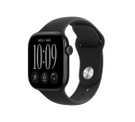 Apple watch Apple Watch Series 12 GPS + Cellular 42 mm Boîtier en aluminium Noir avec Bracelet Sport Noir - S/M