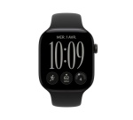 Apple watch Apple Watch Series 12 GPS + Cellular 42 mm Boîtier en aluminium Noir avec Bracelet Sport Noir - S/M